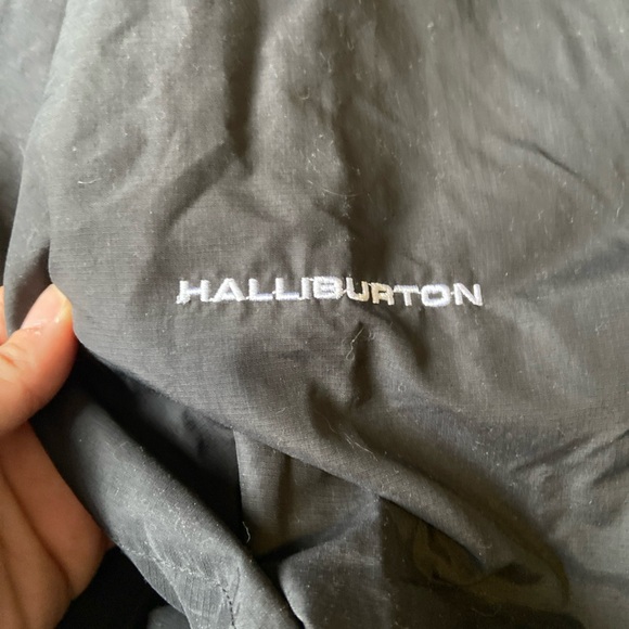 FootJoy Large Black/White 1/2 Zip Pull over Windbreaker Jacket - Picture 5 of 9